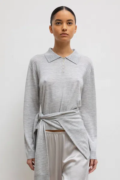 Leset James Polo In Gray