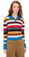 Leset James Polo Multistripe In Multi
