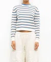 Leset James Stripe Classic Crew In Multi