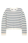 Leset James Stripe Classic Crew In Multi