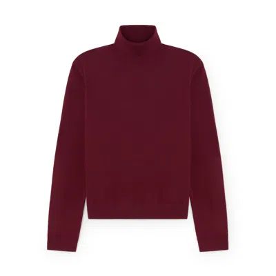 Leset James Turtleneck Sweater In Winter Red