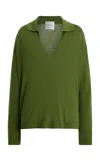 Leset James Fitted Polo In Green