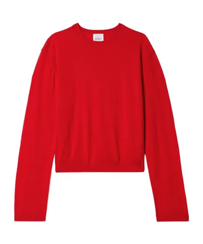 Leset James Wool Sweater In Red