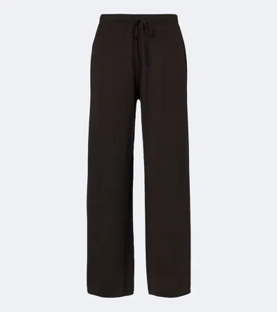 Leset James Wool Wide-leg Pants In Multi