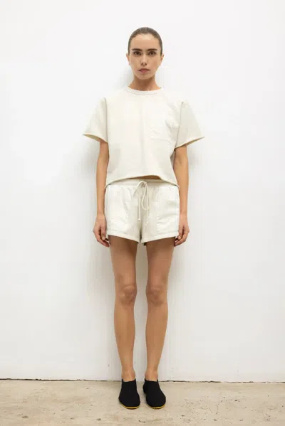 Leset Jamie Mini Carpenter Short In Gray