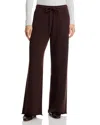 Leset Jamie Wide Leg Pants In Burgundy