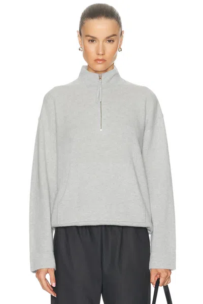 Leset Jesse Anorak Sweatshirt In Gray
