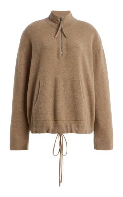 Leset Jesse Wool Anorak In Neutral