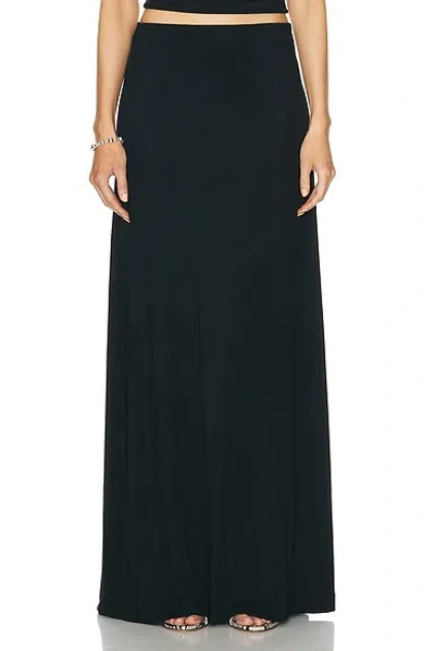 Leset Julien High Waist Maxi Skirt In Black