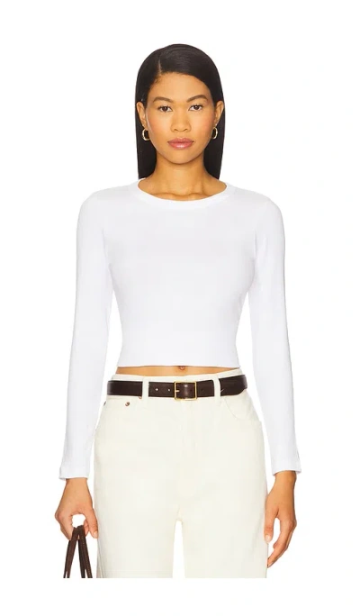 Leset Kelly Slim Fit Long Sleeve In White