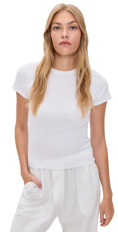 LESET KELLY SLIM FIT TEE WHITE