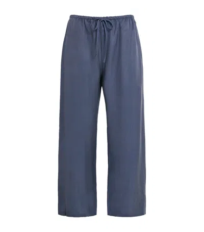 Leset Kim Drawstring Trousers In Blue