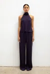 Leset Kim Pocket Pant In Purple