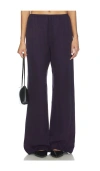 Leset Kim Pocket Pant In Purple