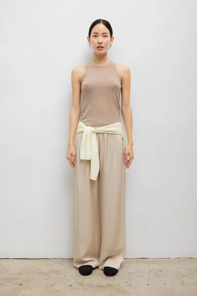 Leset Kim Pocket Pant In Brown