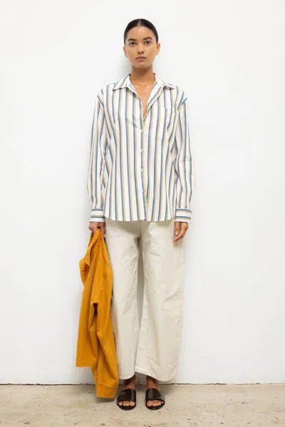 Leset Kyoto Carpenter Pant In White