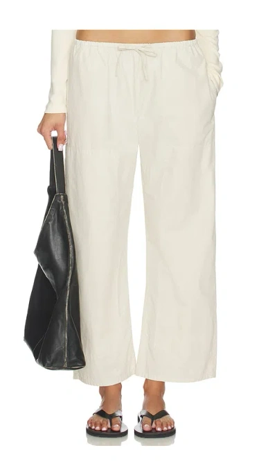 Leset Kyoto Carpenter Pant In White
