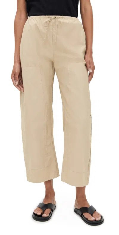 Leset Kyoto Carpenter Pants Khaki In Brown
