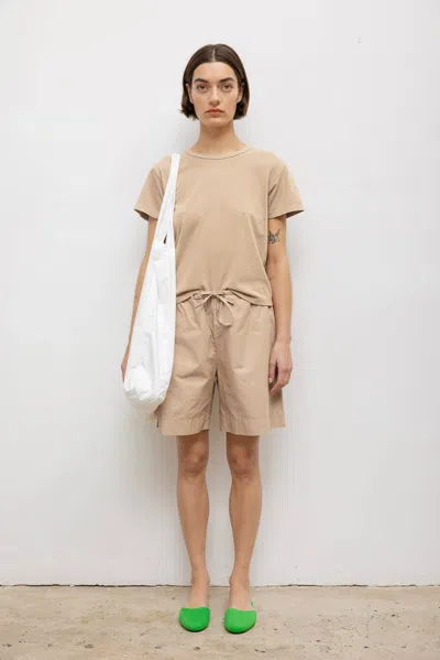 Leset Kyoto Carpenter Short In Brown