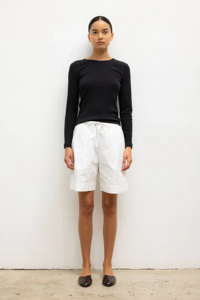 Leset Kyoto Carpenter Short In White