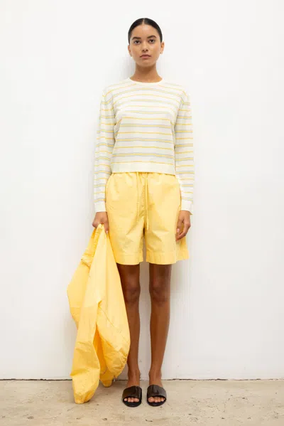 Leset Kyoto Carpenter Short In Yellow