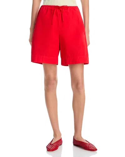 Leset Kyoto Carpenter Shorts In Red