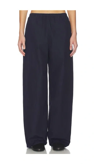 Leset Kyoto Wide Leg Pant In Blue