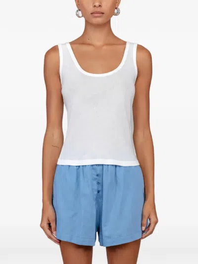 Leset Laura Tank Top In White