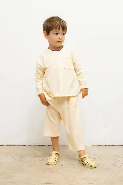 Leset Lauren Bebe Pocket Pant In White
