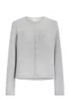 Leset Lauren Cardigan In Grey Melange