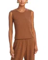 Leset Lauren Crewneck Top In Squirrel