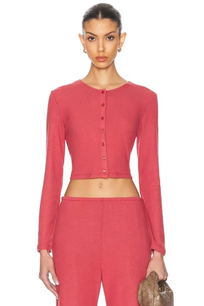 LESET LAUREN CROP CARDIGAN