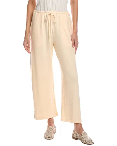 Leset Lauren Crop Drawstring Pant In White