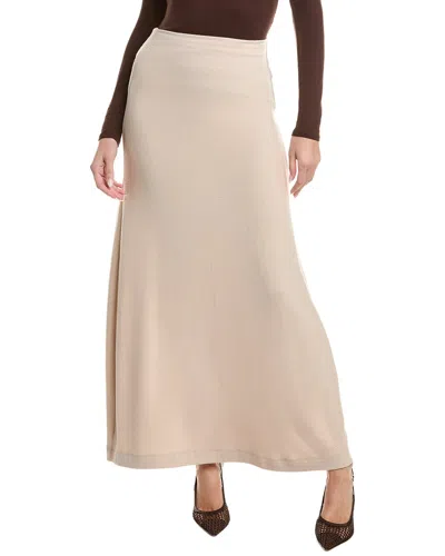 Leset Lauren High Waist Maxi Skirt In Neutral