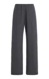 Leset Lauren Jersey Pocket Pants In Black