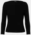 Leset Lauren Jersey Top In Black
