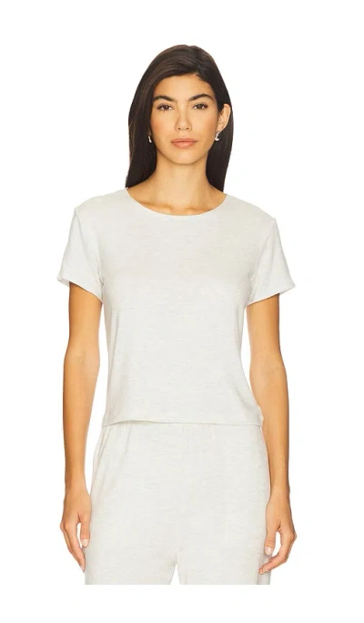 Leset Lauren Margo Tee In Gray
