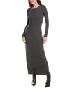 Leset Lauren Maxi Dress In Gray