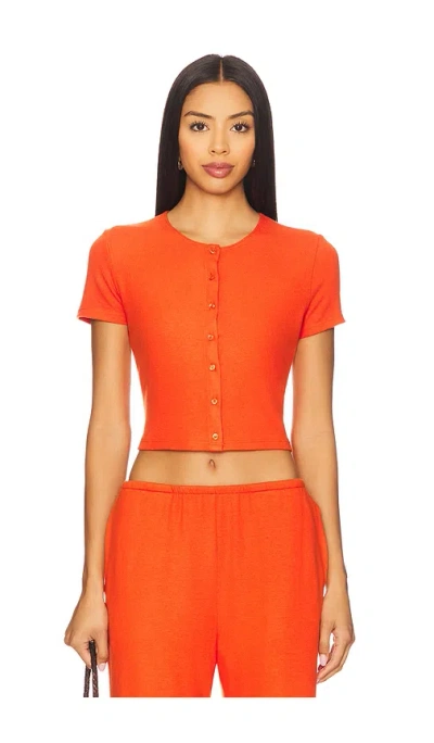 Leset Lauren Short Sleeve Cardigan