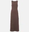 Leset Lauren Sleeveless Maxi Dress In Brown