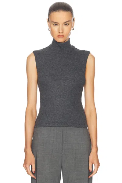 LESET LAUREN SLEEVELESS TURTLENECK TOP