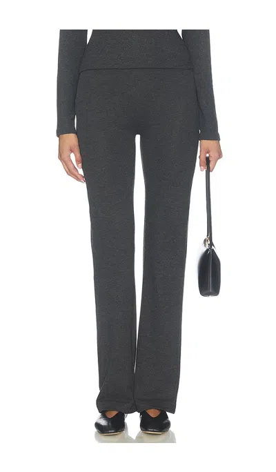 Leset Lauren Straight Leg Pant In Gray
