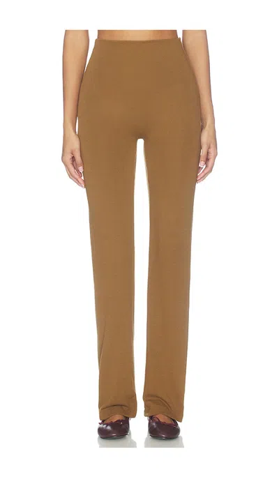Leset Lauren Straight Leg Pant In Nude