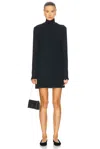 Leset Lauren Turtleneck Minidress In Black