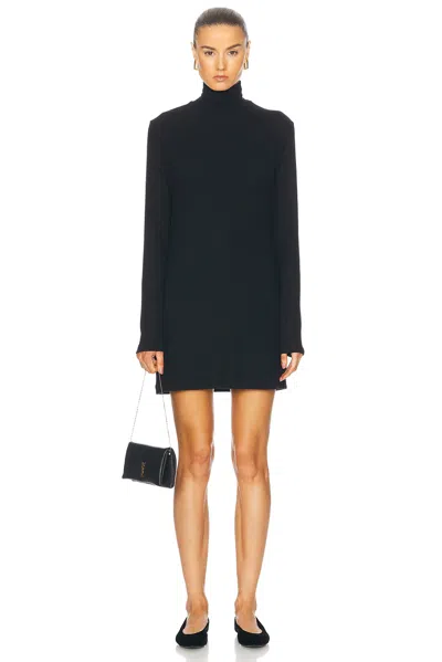 Leset Lauren Turtleneck Dress In Black