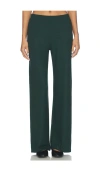 Leset Lauren Wide Leg Pants In Green