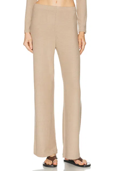 Leset Lauren Wide Leg Pant In Neutral