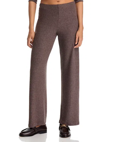 Leset Lauren Wide Leg Pants In Brown