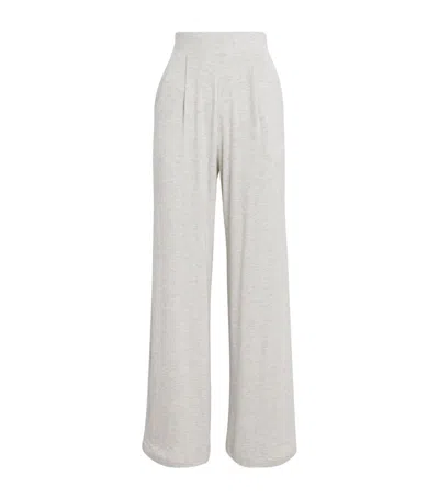 Leset Lauren Wide-leg Trousers In Cloud