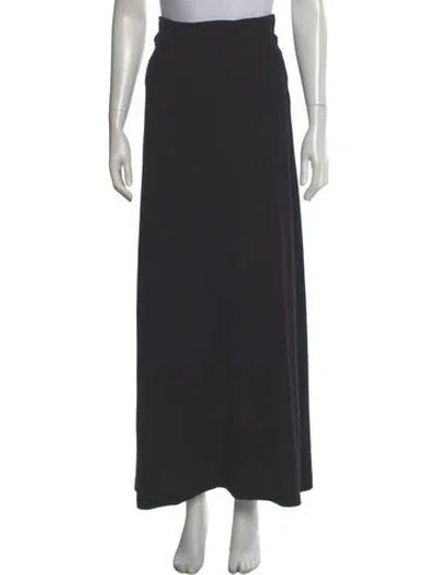 Pre-owned Leset Long Skirt In Black